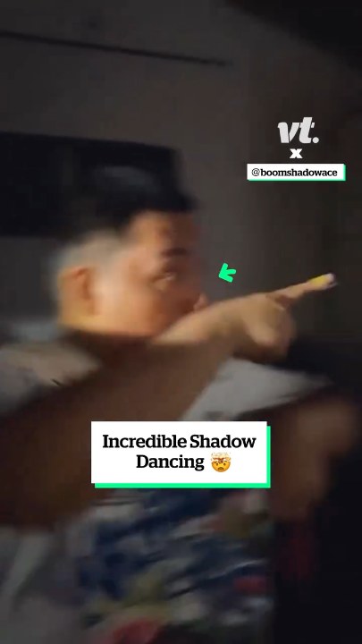 Incredible shadow dancing