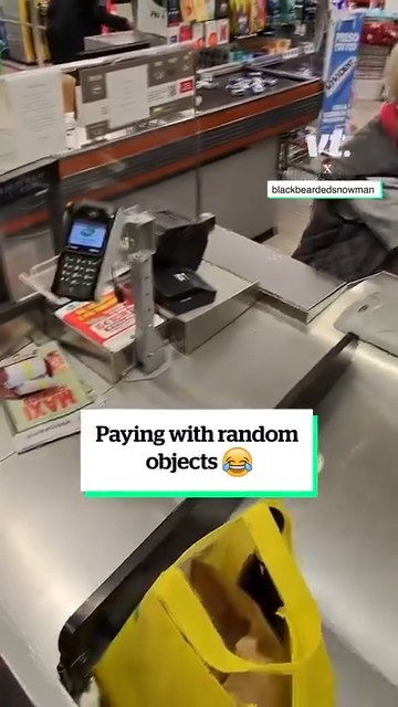 Paying with random objects