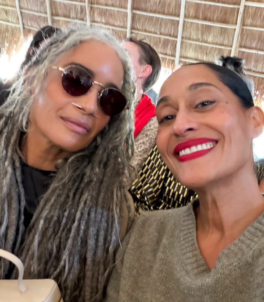 Lisa Bonet, 58, makes rare public appearance with waist-length silver ...