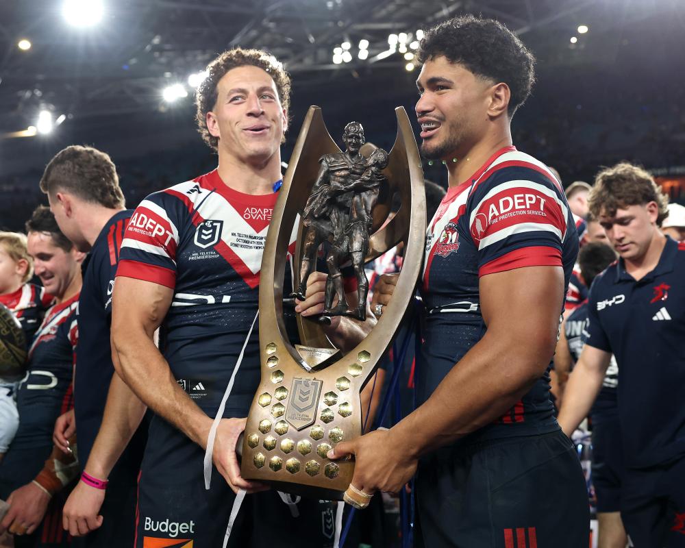 Sydney Roosters hold off brave Newcastle Knights to win thrilling NRL grand final
