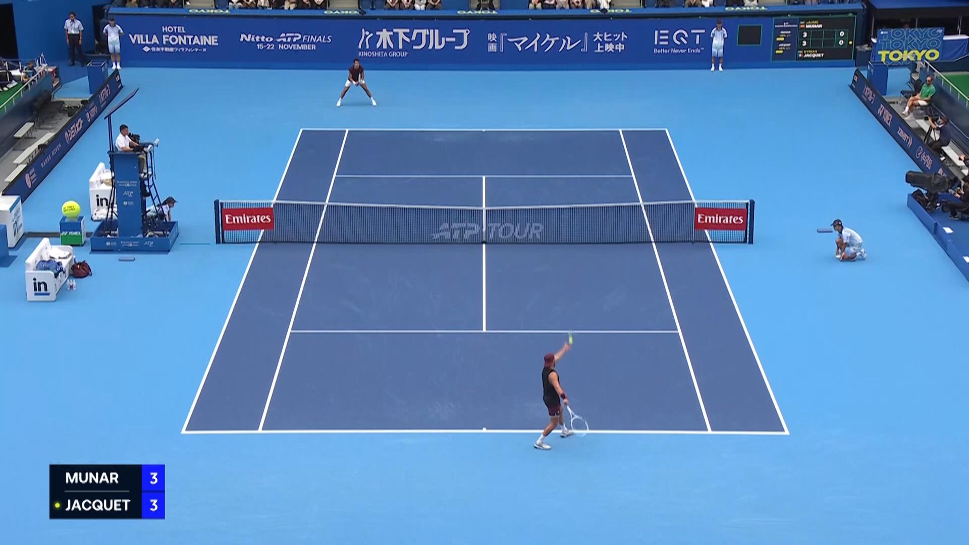 Munar wins in Japan to set up all Spanish semi-final clash with Alacaraz