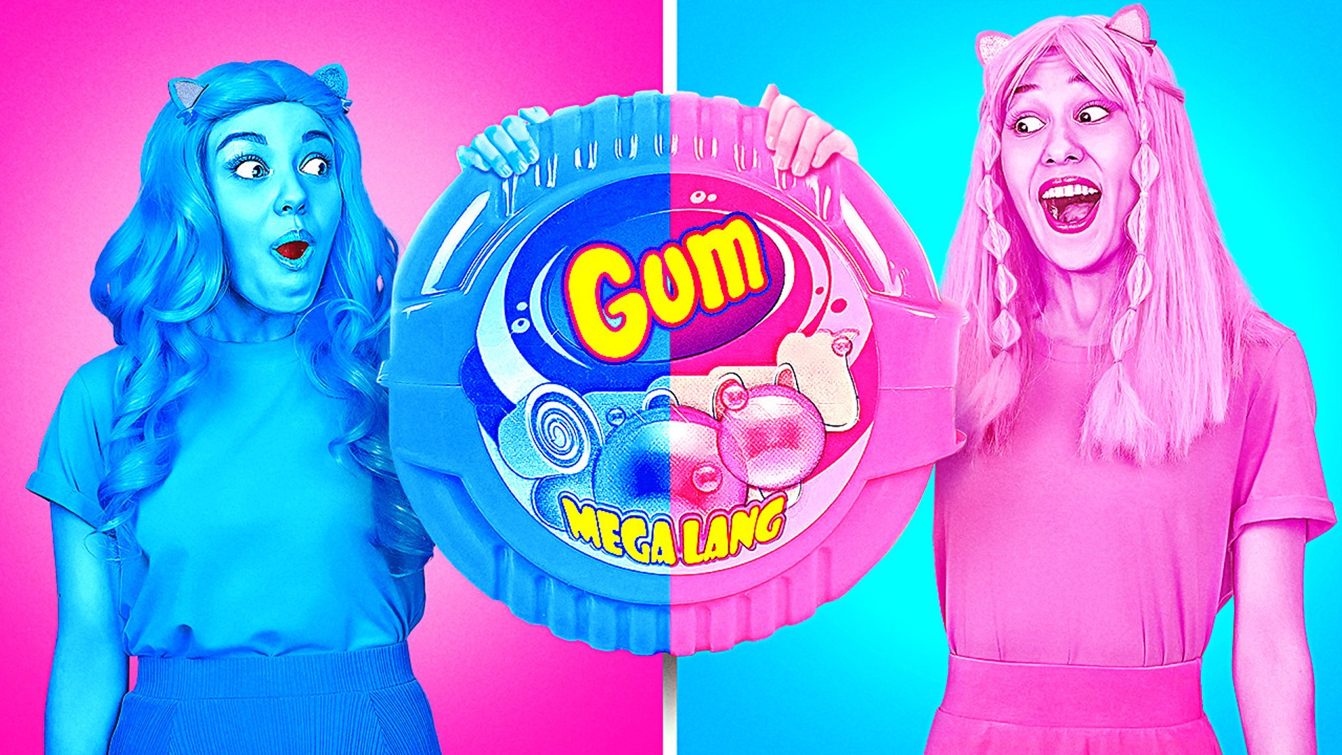 24 hours of eating only one color: Pick pink or blue