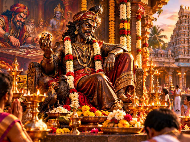 Why does South India worship Mahabharata’s Shakuni?