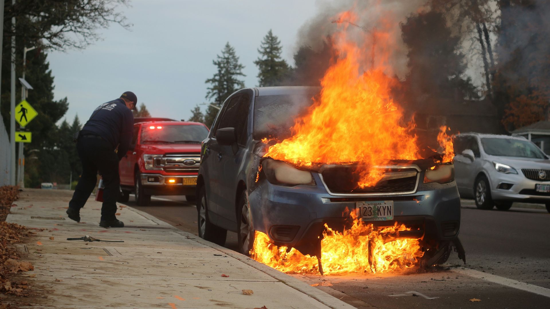The plug-in hybrid fire problem