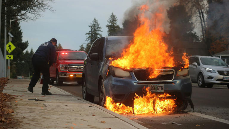 The plug-in hybrid fire problem