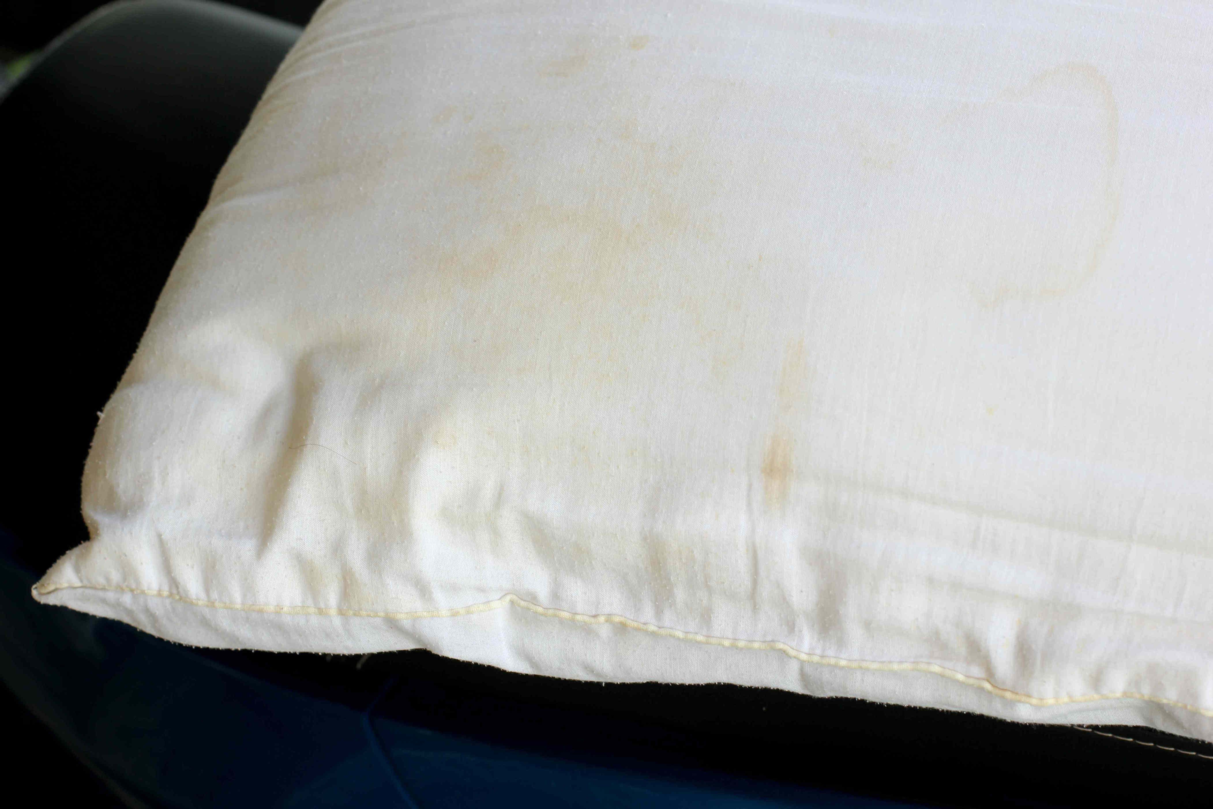 Why pillows turn yellow—and how to prevent it