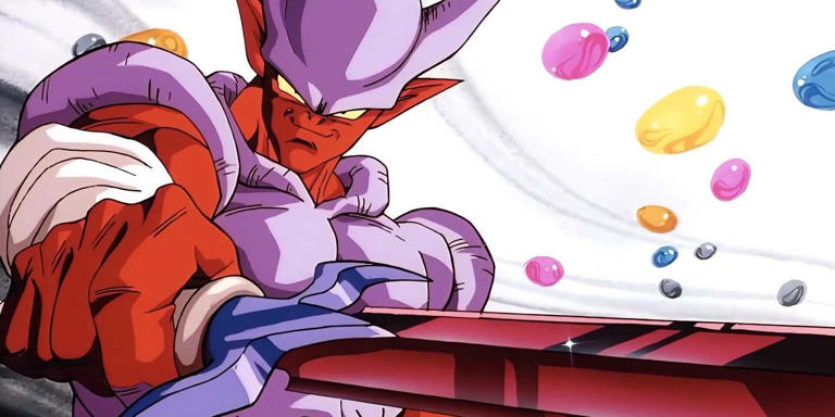 Super Janemba holding his sword during his battle against Goku and Vegeta