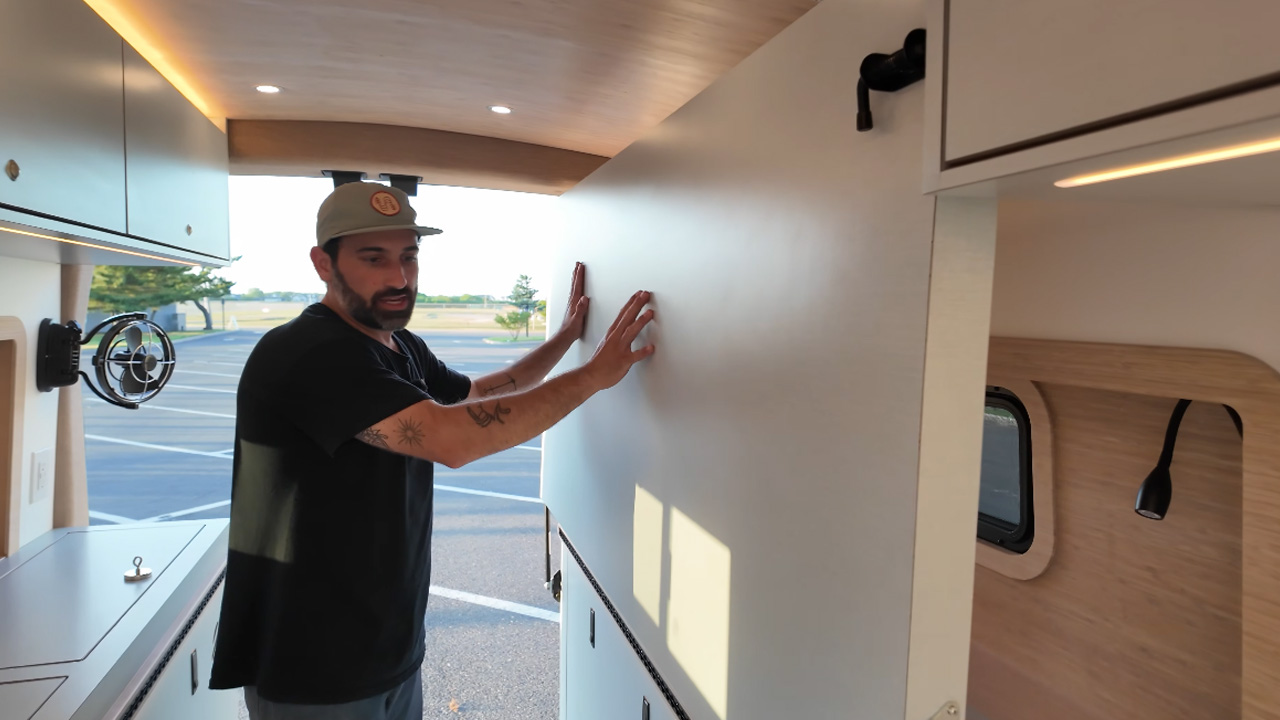 How custom Murphy bed layouts maximize van life space