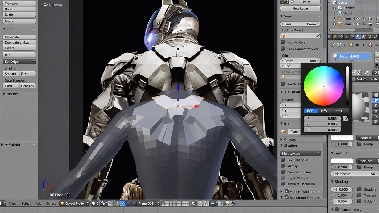 3D modeling cosplay armor helps custom parts fit right