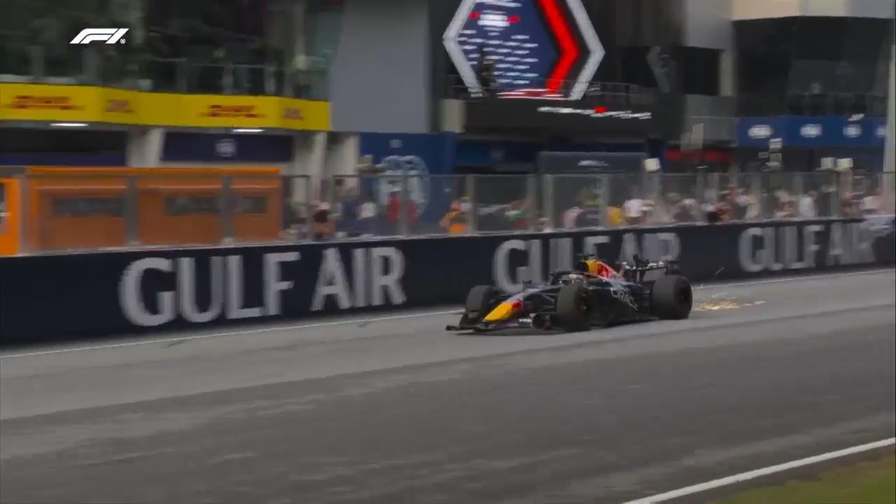 Moment: Verstappen claims Red Bull's first win of season at rain-hit ...