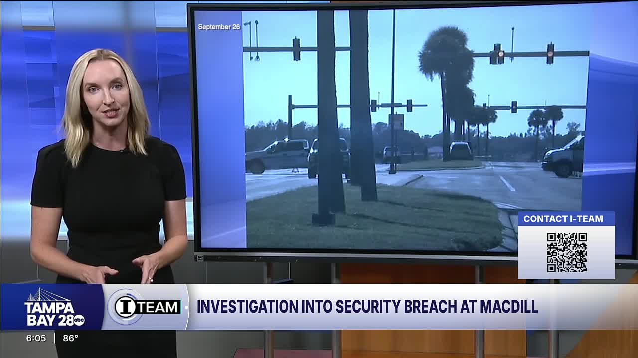Authorities arrested a civilian who they say breached MacDill AFB's ...