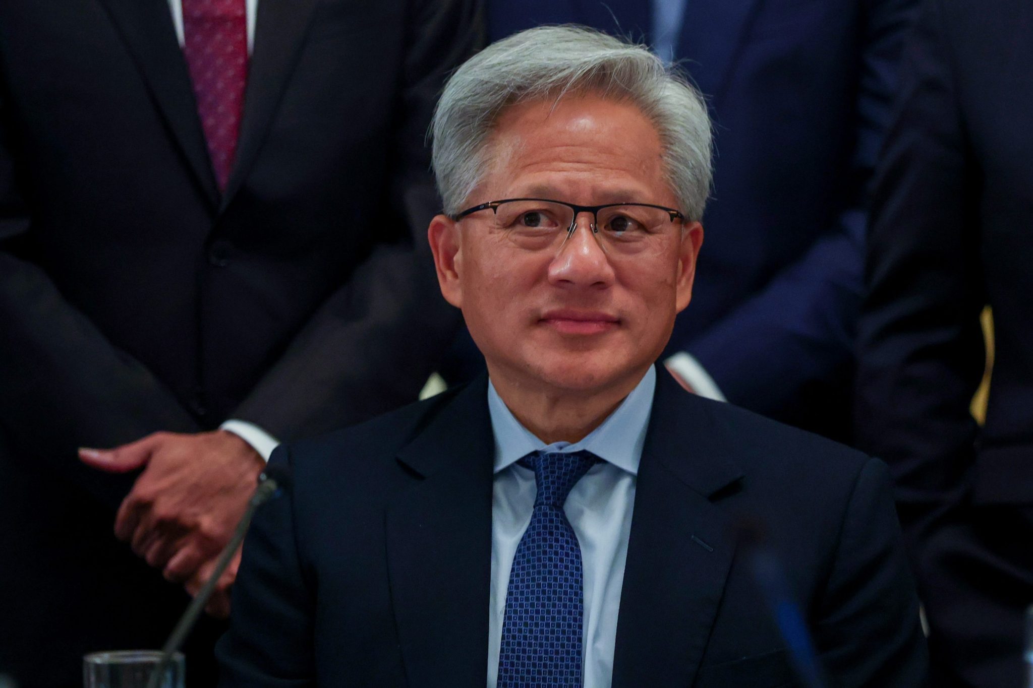 Nvidia CEO Jensen Huang has emerged as the biggest foil to AI doomerism ...