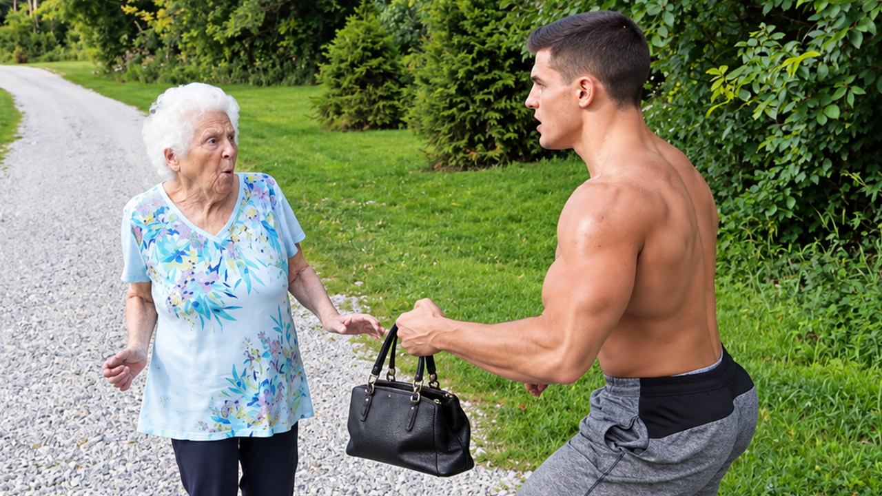 Sassy granny's self-defense lesson goes totally wrong