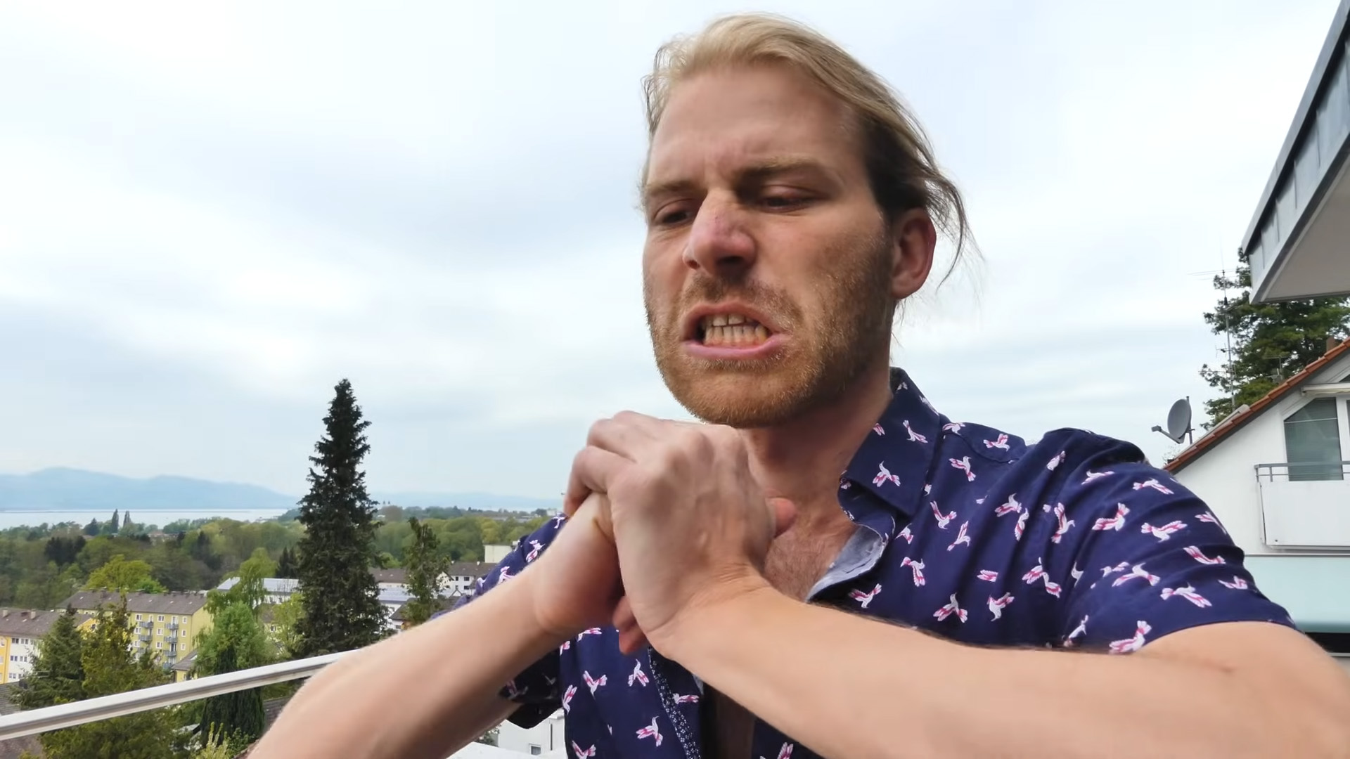 How do you easily trigger a German person?