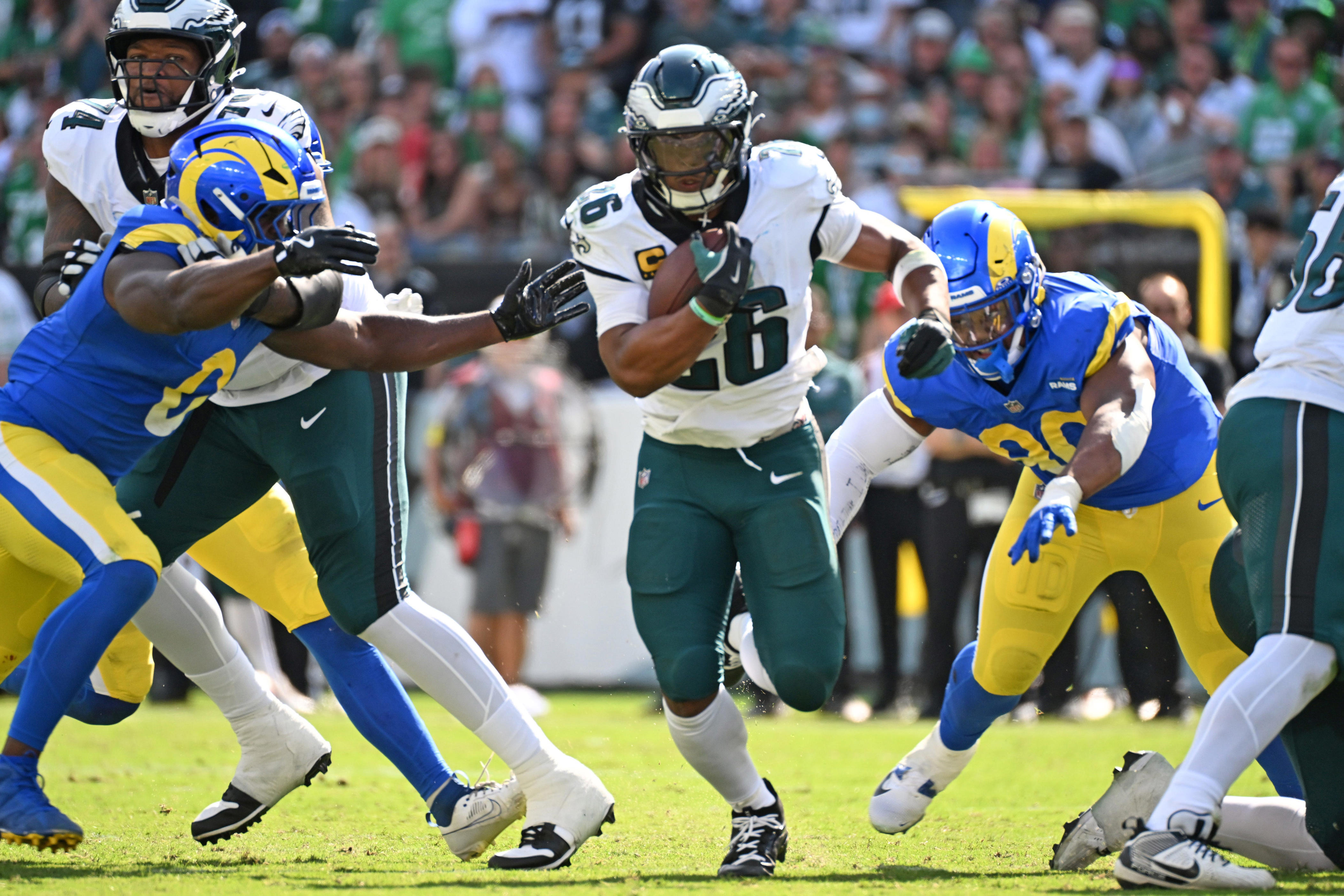 What channel is the Eagles vs Rams game today? Start time, schedule ...