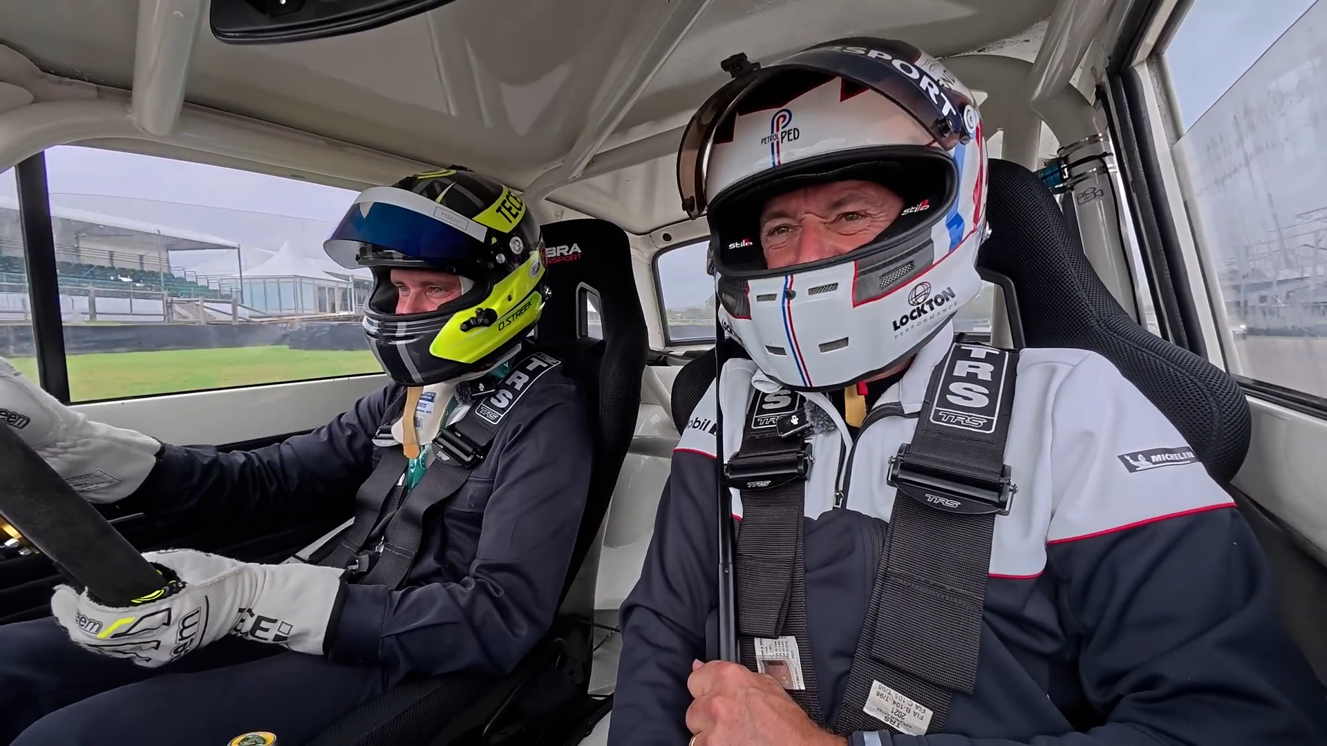 Inside the roll cage - high speed driving experience