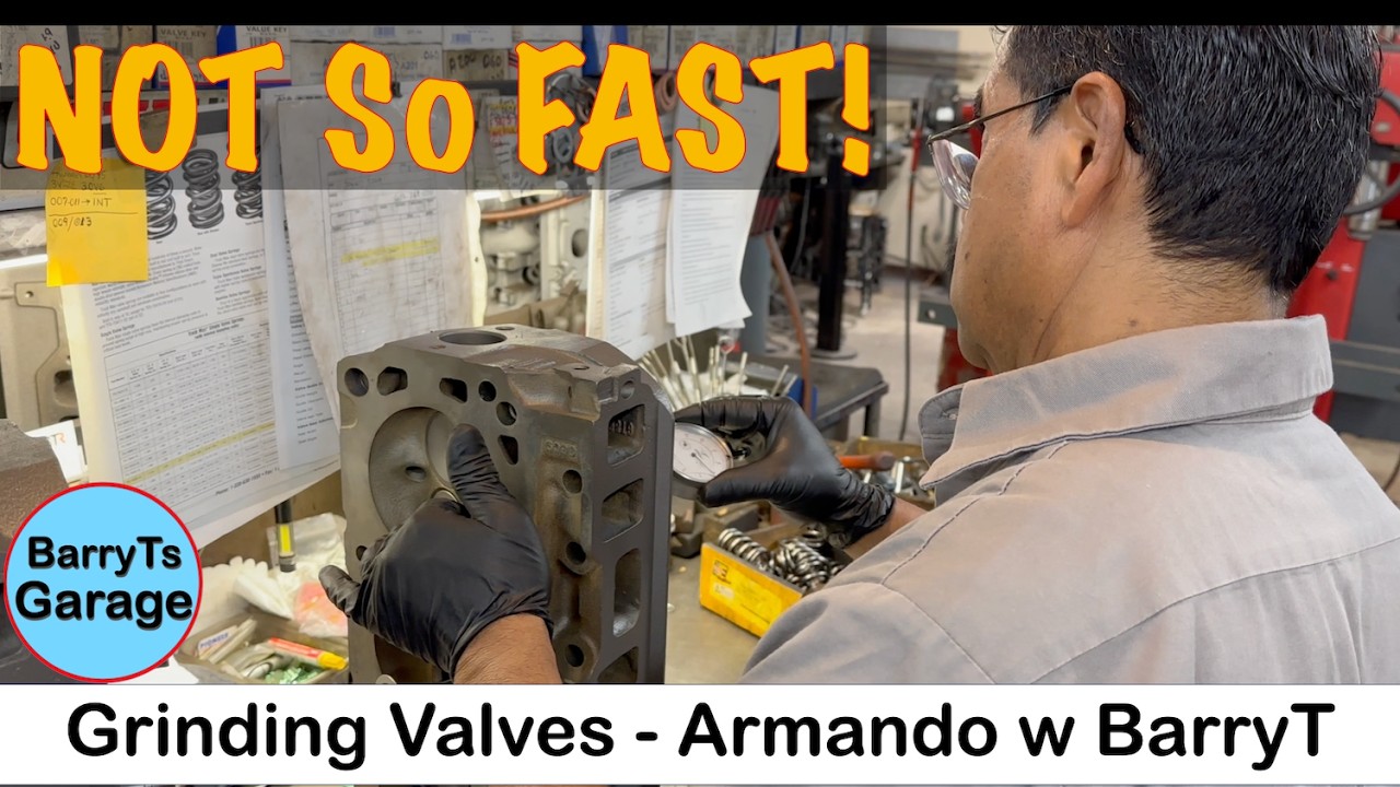 Why valve grinding takes so much time Armando at Five Star Engines explains