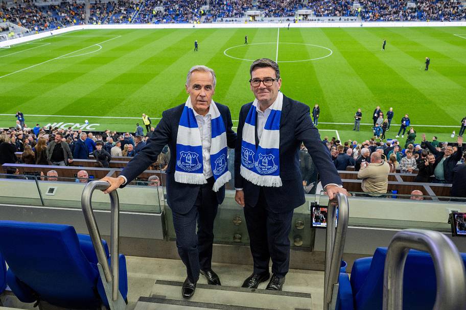 The leaders of Canada and England are both Everton fans. | Paul Cooper/WPA Pool/Getty Images