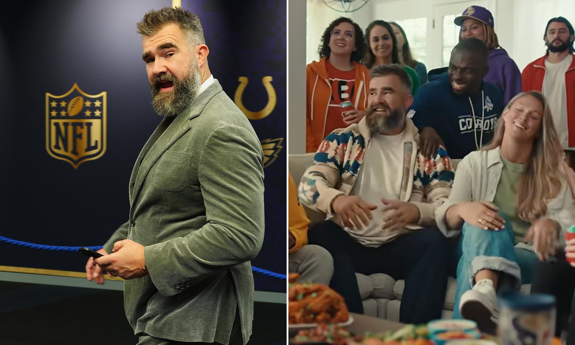 Fans fume as Jason Kelce pops up in NFL booth for latest high-profile ...
