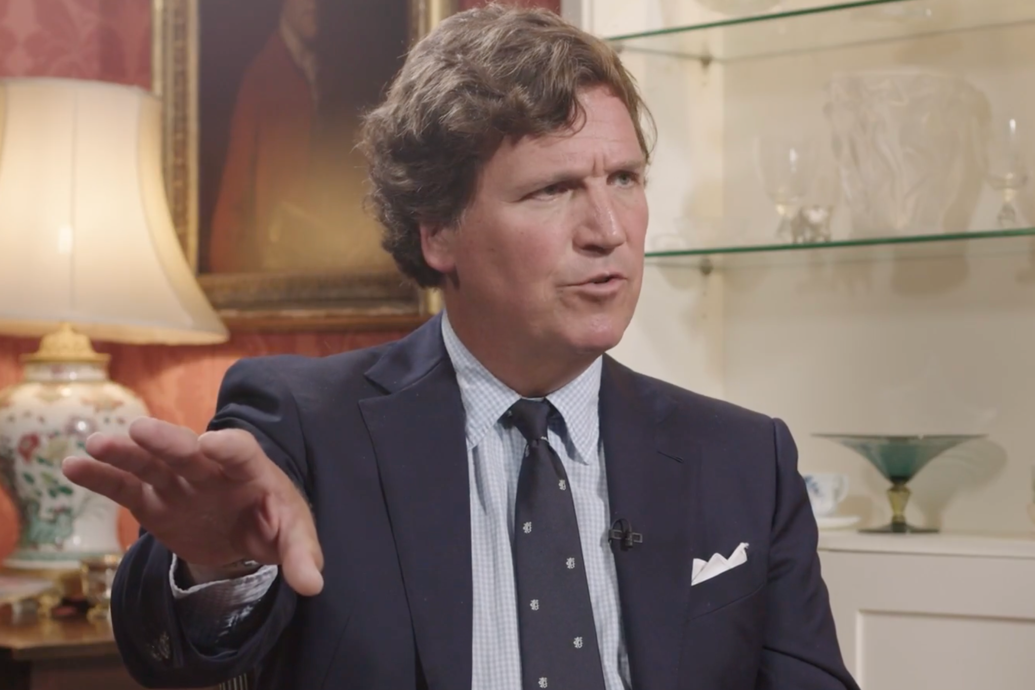 Rees-Mogg accuses Tucker Carlson of verging on defending Hitler