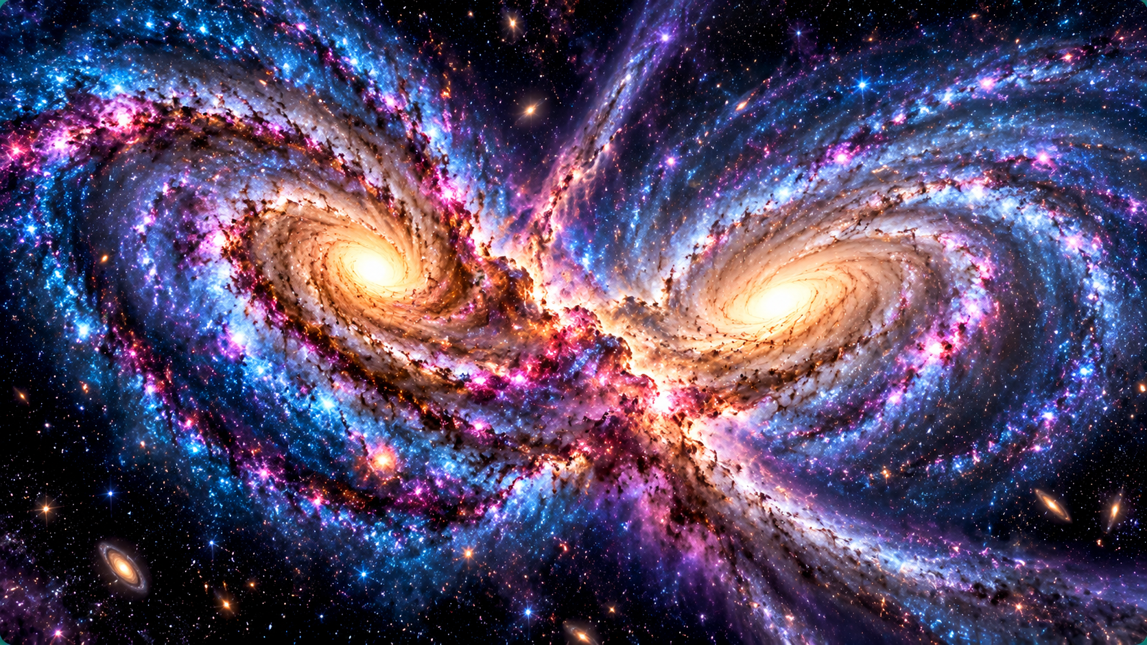 Andromeda collision - the galaxy that will reshape our sky