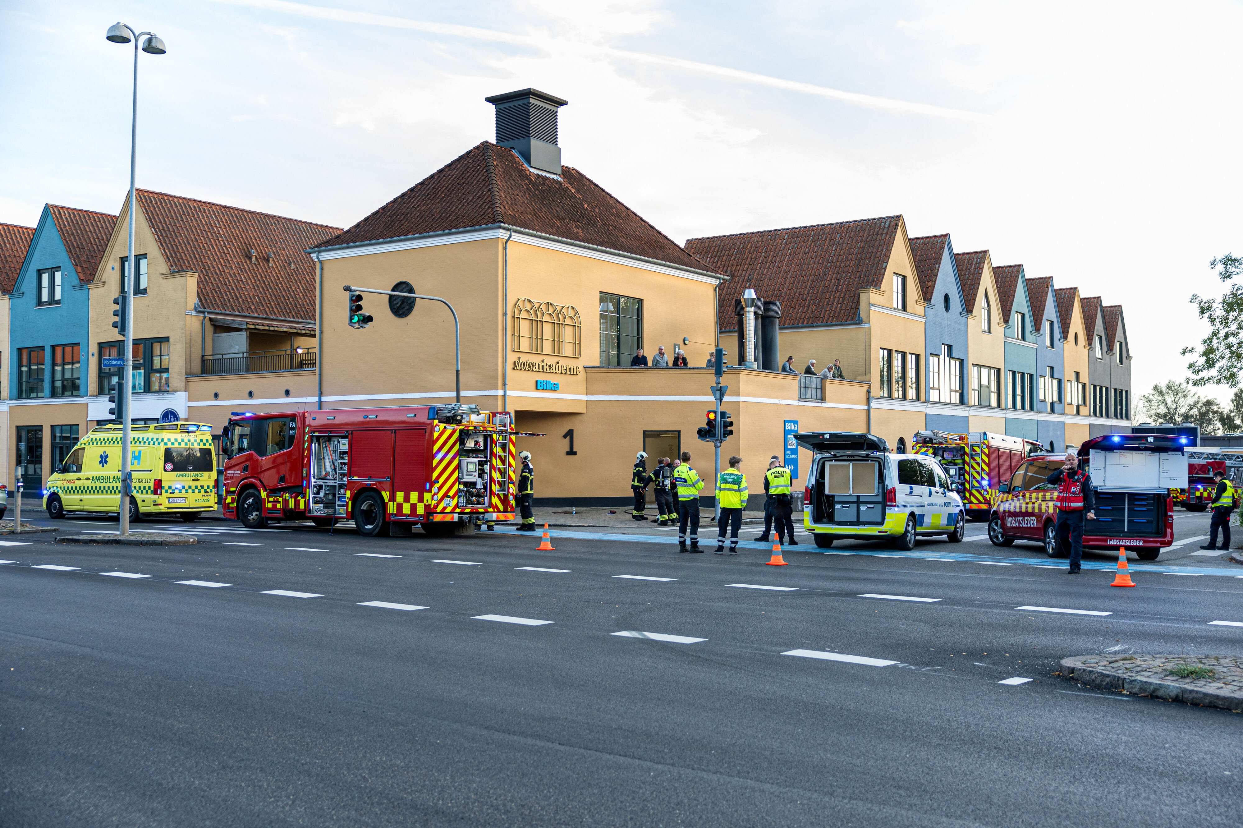 Massive vandskader i indkøbscenter efter brand i Bilka