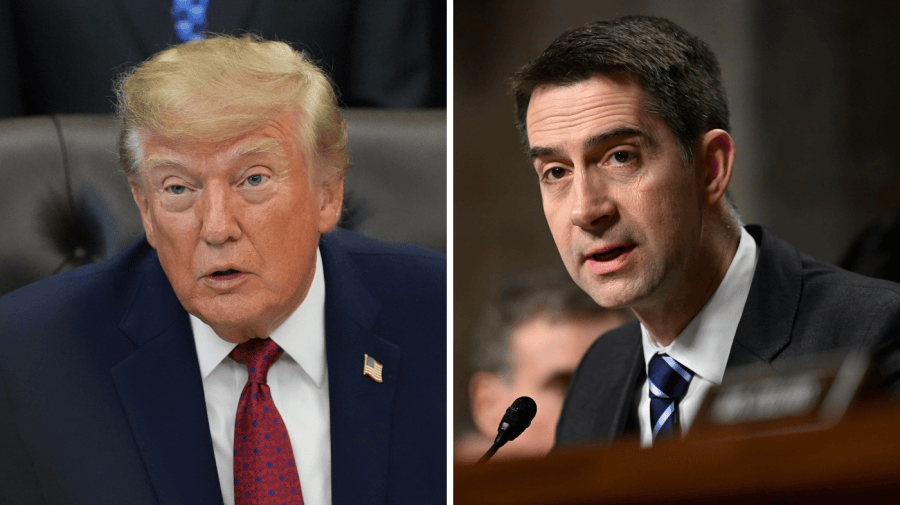 Trump feuds with Tom Cotton over daylight saving