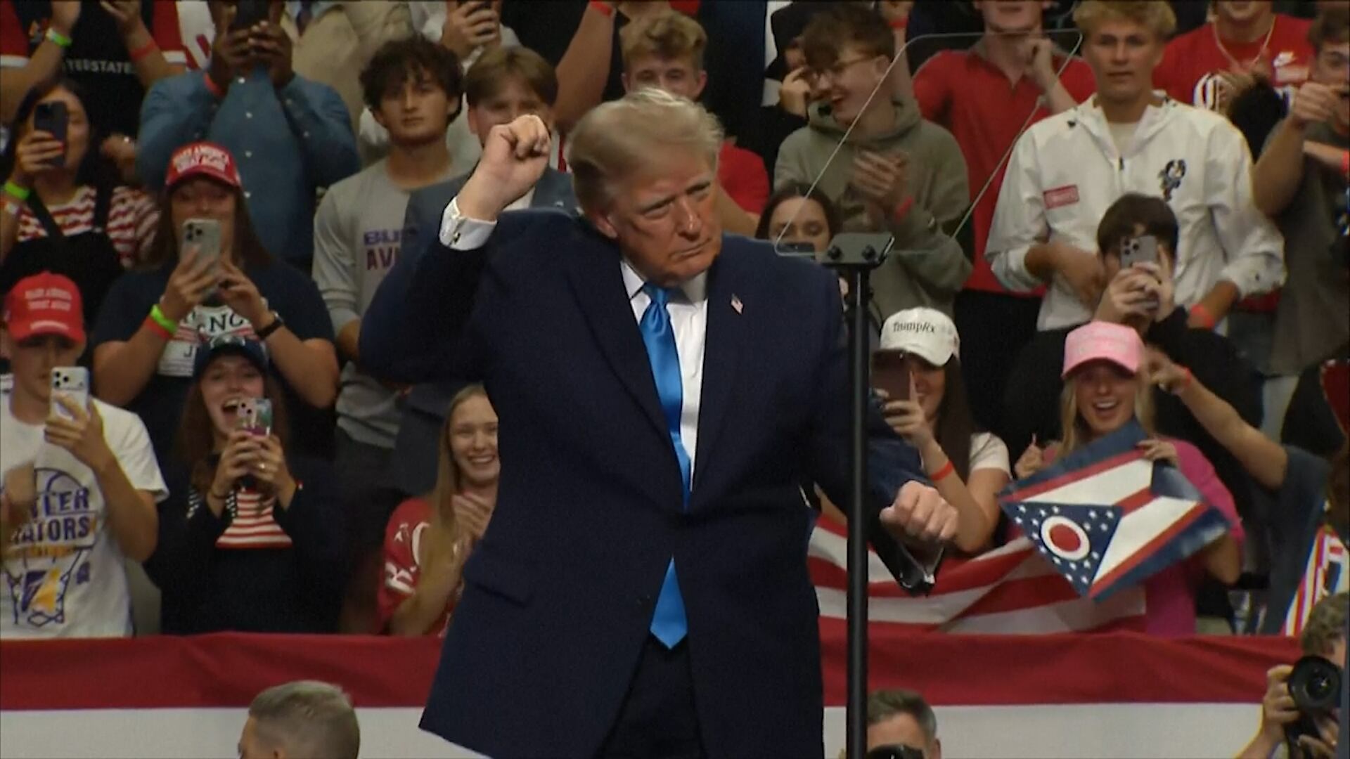 Trump defends data centers in Ohio as he rallies to boost Jon Husted in ...