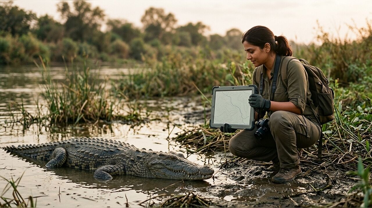 Gujarat launches scientific study to manage marsh crocodile populations