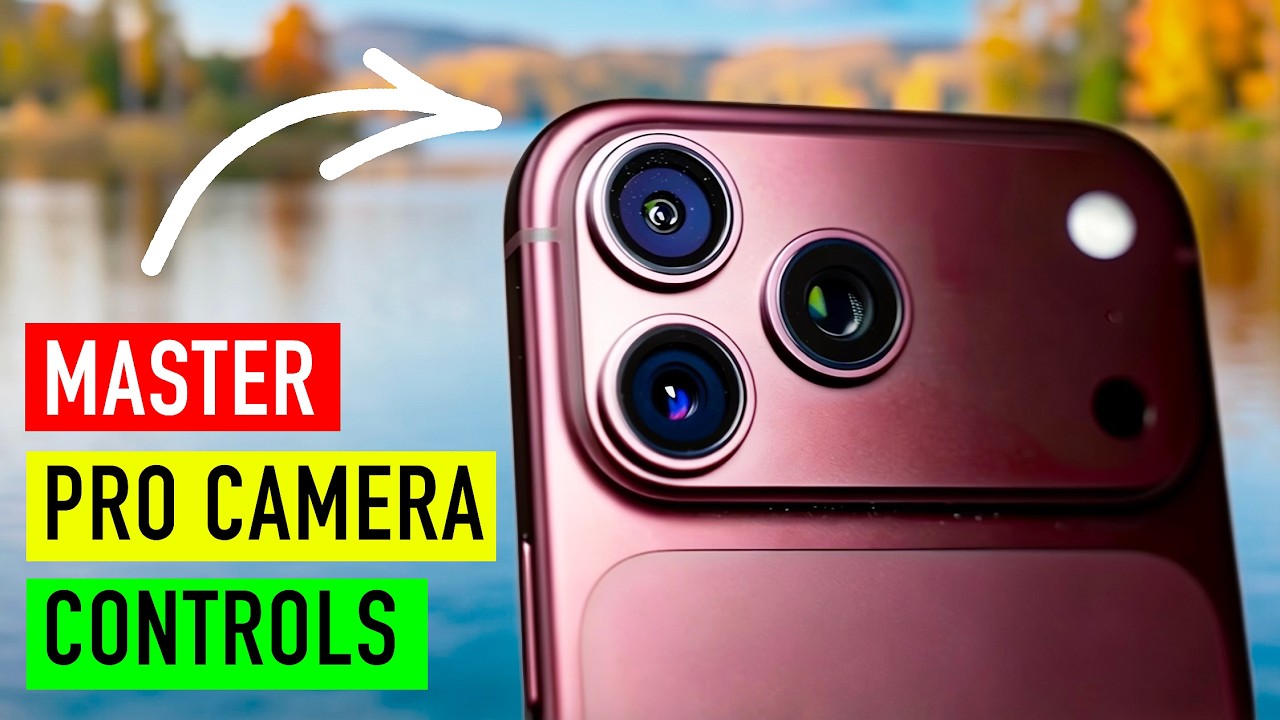 iPhone 18 Pro Max filmmaking with pro camera controls