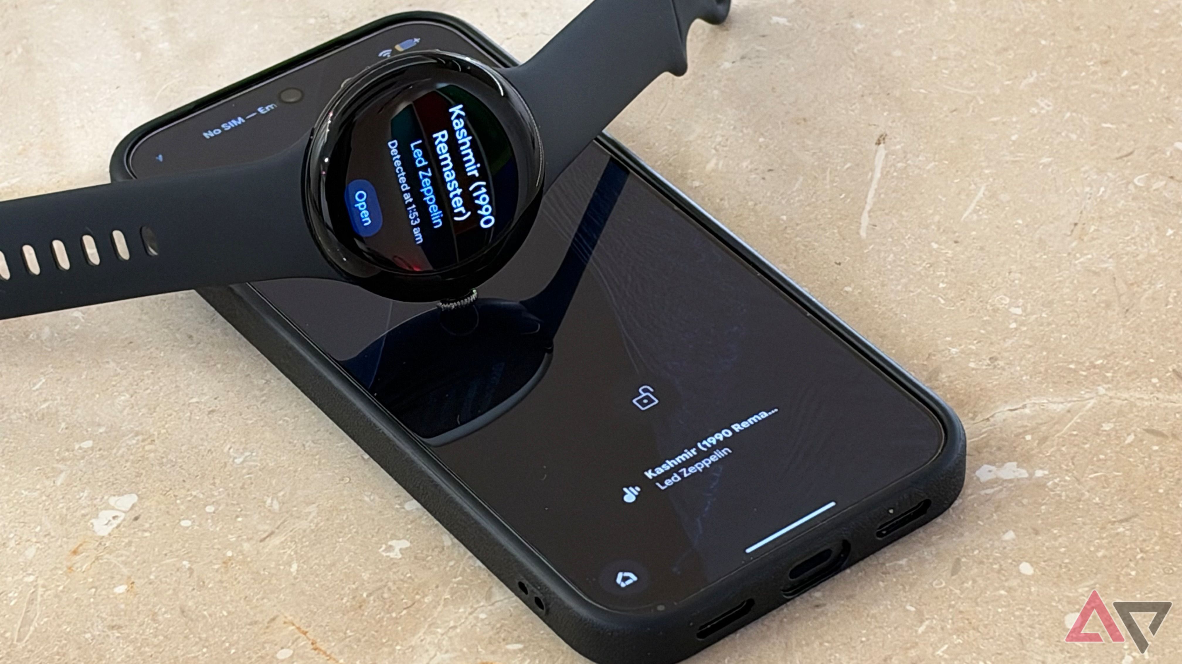 I put Pixel's excellent Now Playing on my watch; now I can't go back