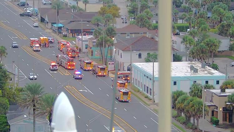 Six residents displaced after fire at Jacksonville Beach building on 3rd Street S.