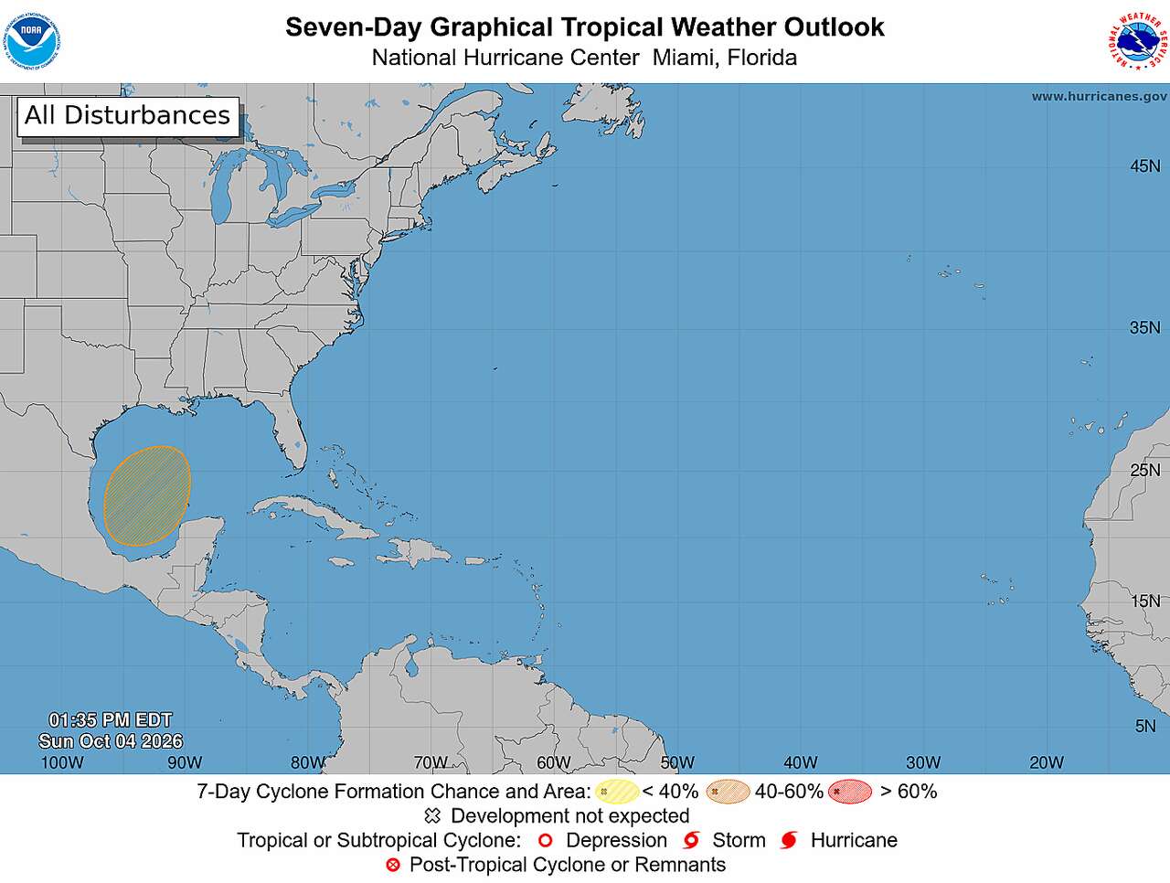 A Gulf of Mexico system could develop this week. What are the odds?