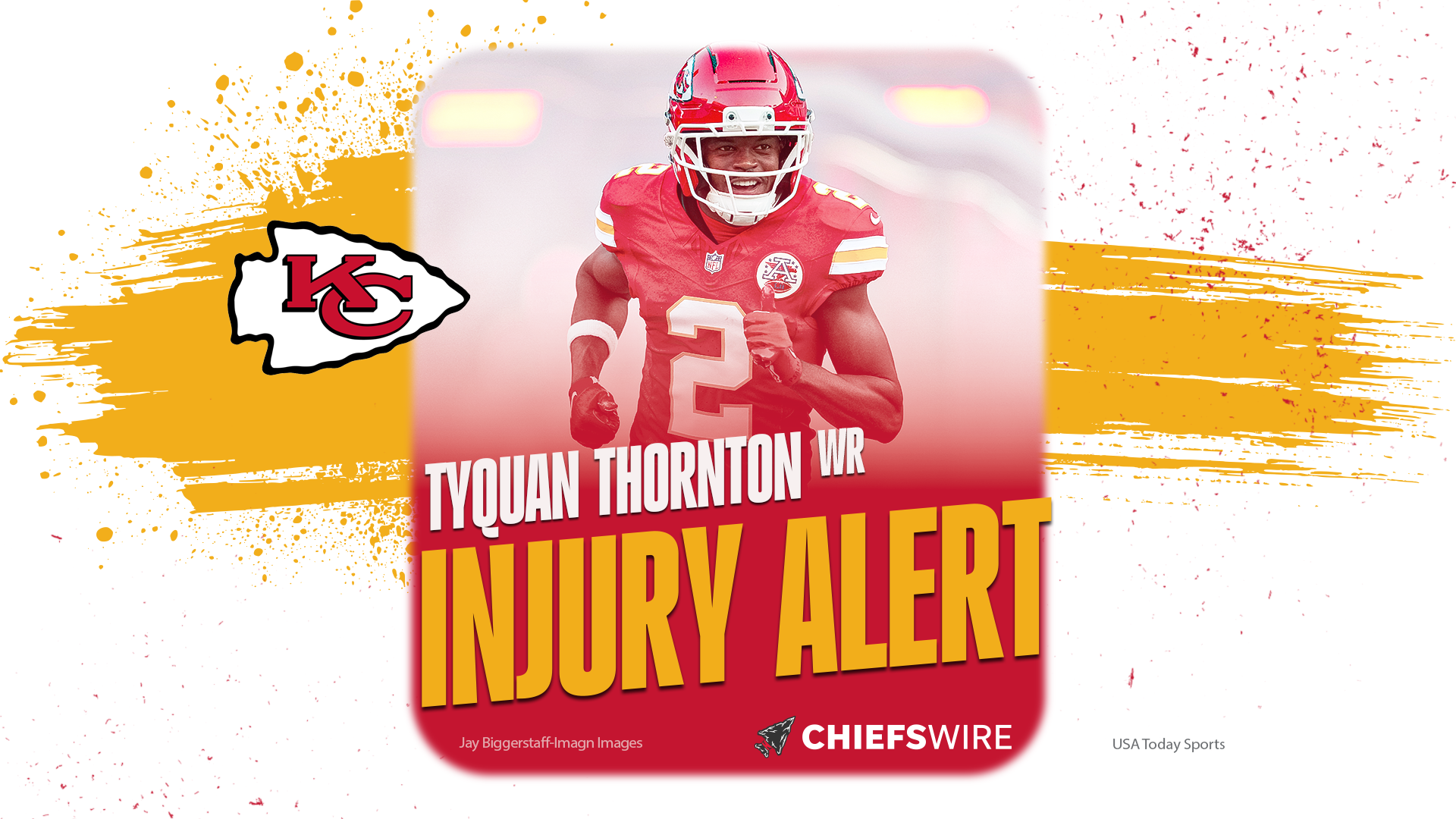 Chiefs WR Tyquan Thornton sustains injury in Week 4 tilt vs. Raiders