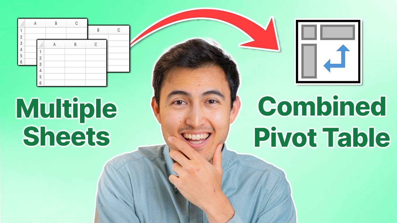 Easily make a pivot table from multiple sheets