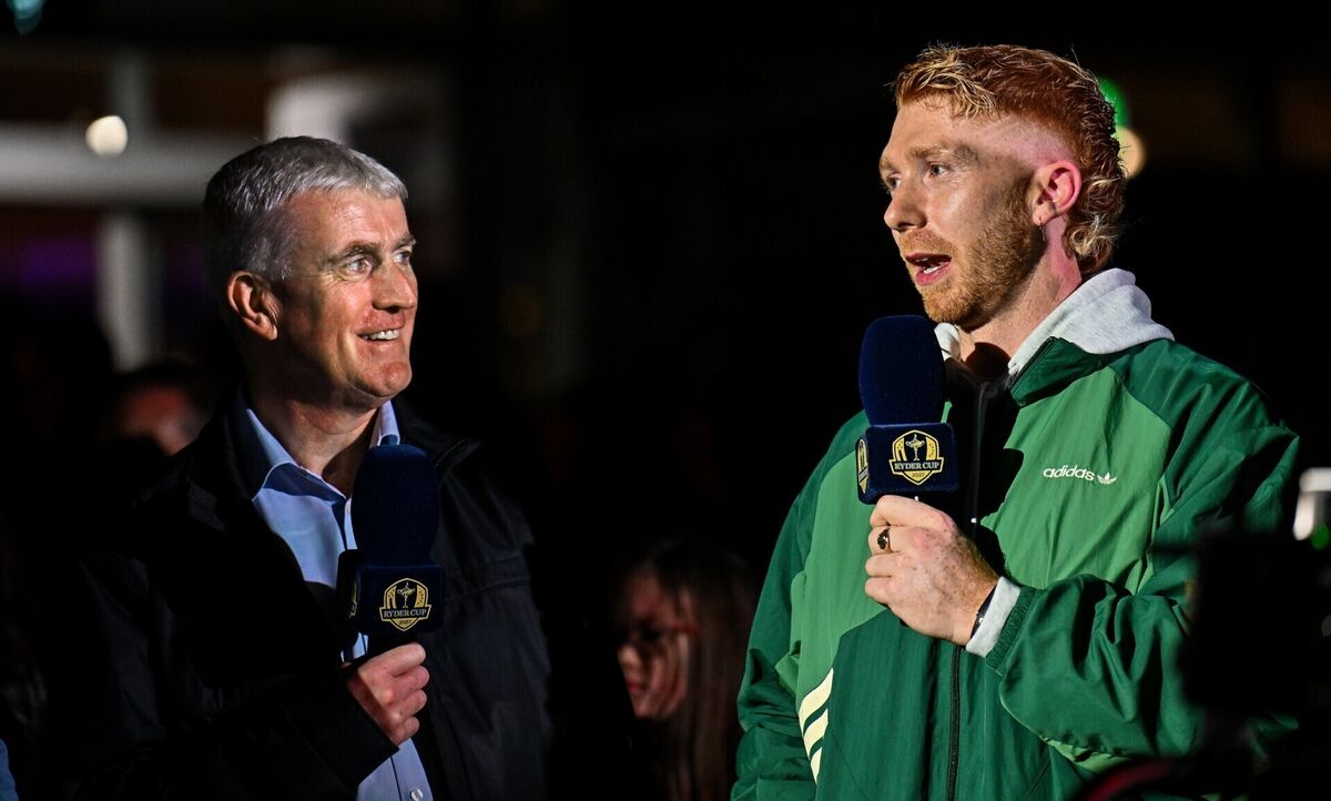 Ryder Cup captains mark final countdown at Limerick Castle