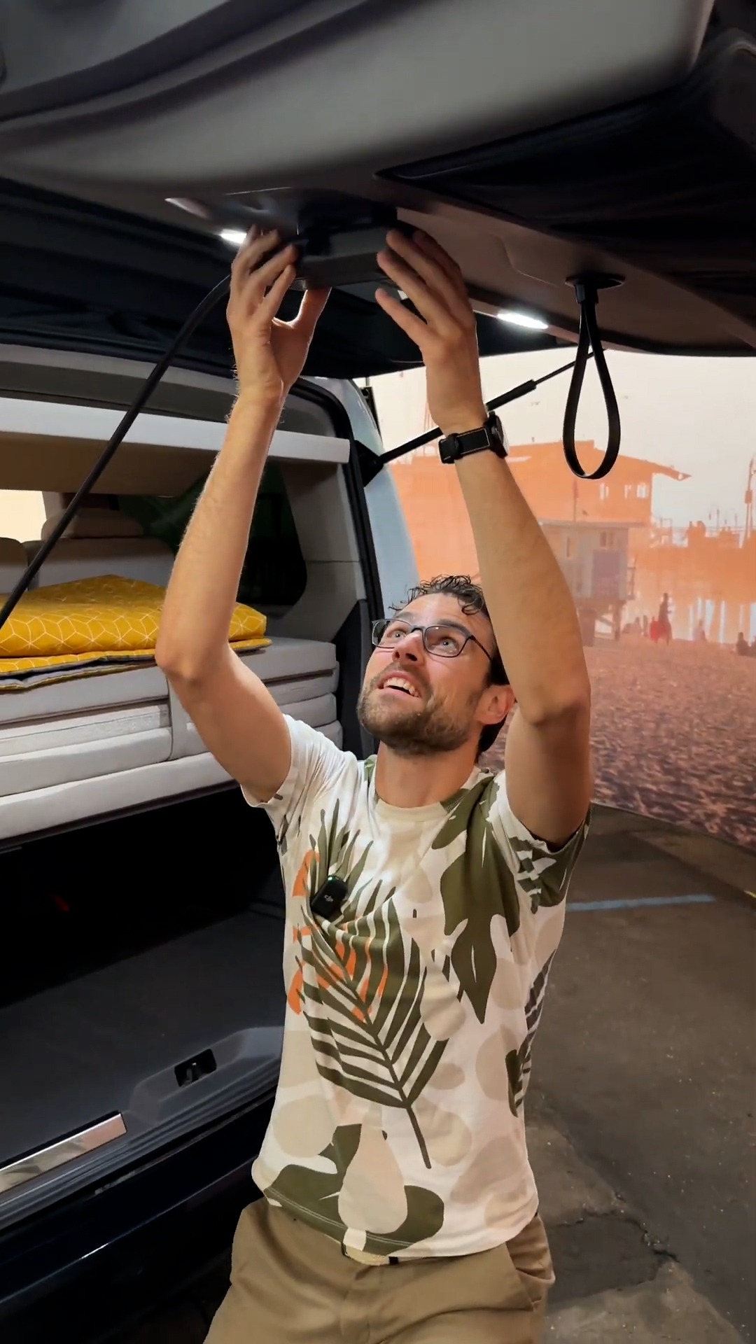 VW T7 California brings a shower for use while traveling