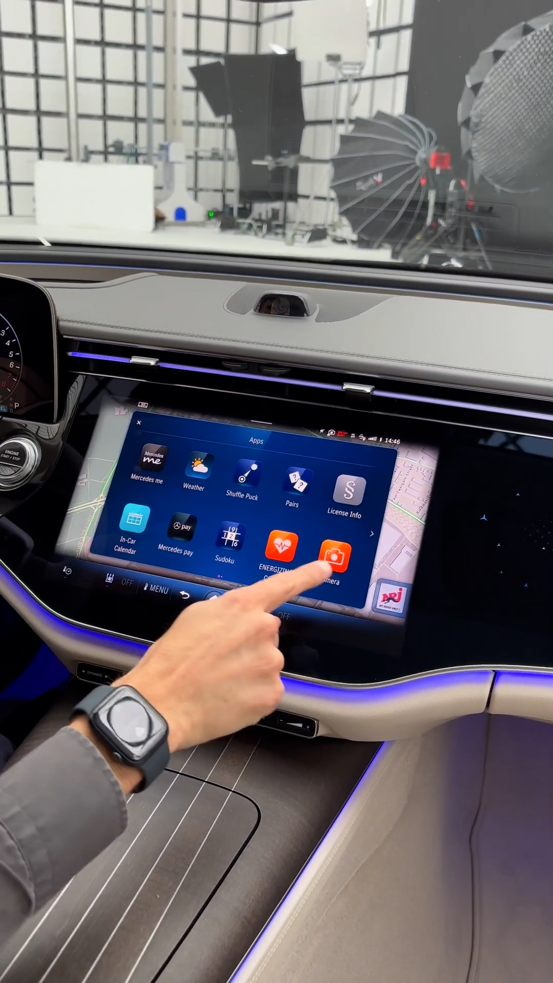 Mercedes E-Class has a hidden camera inside the cabin