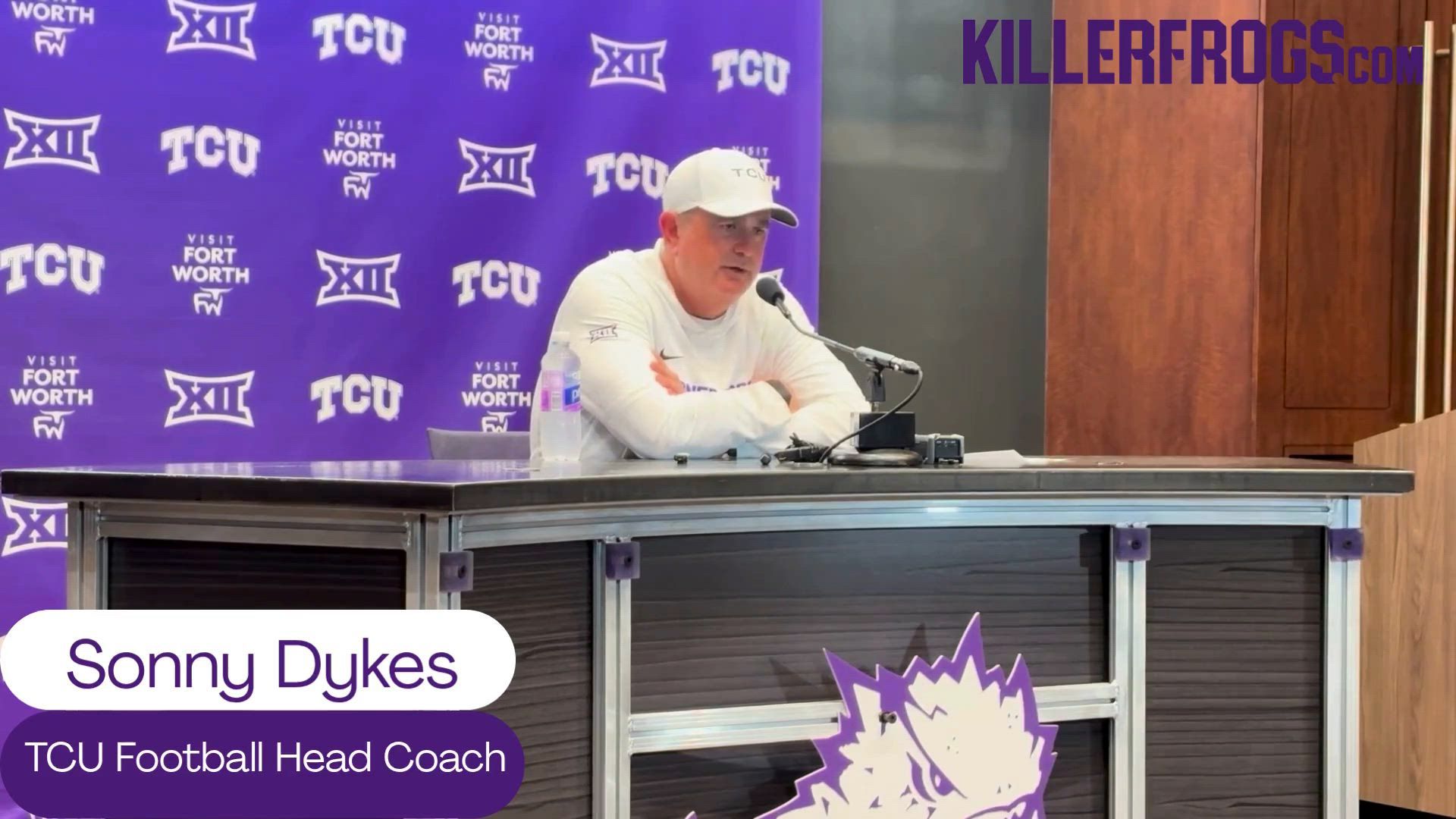 TCU Horned Frogs discuss