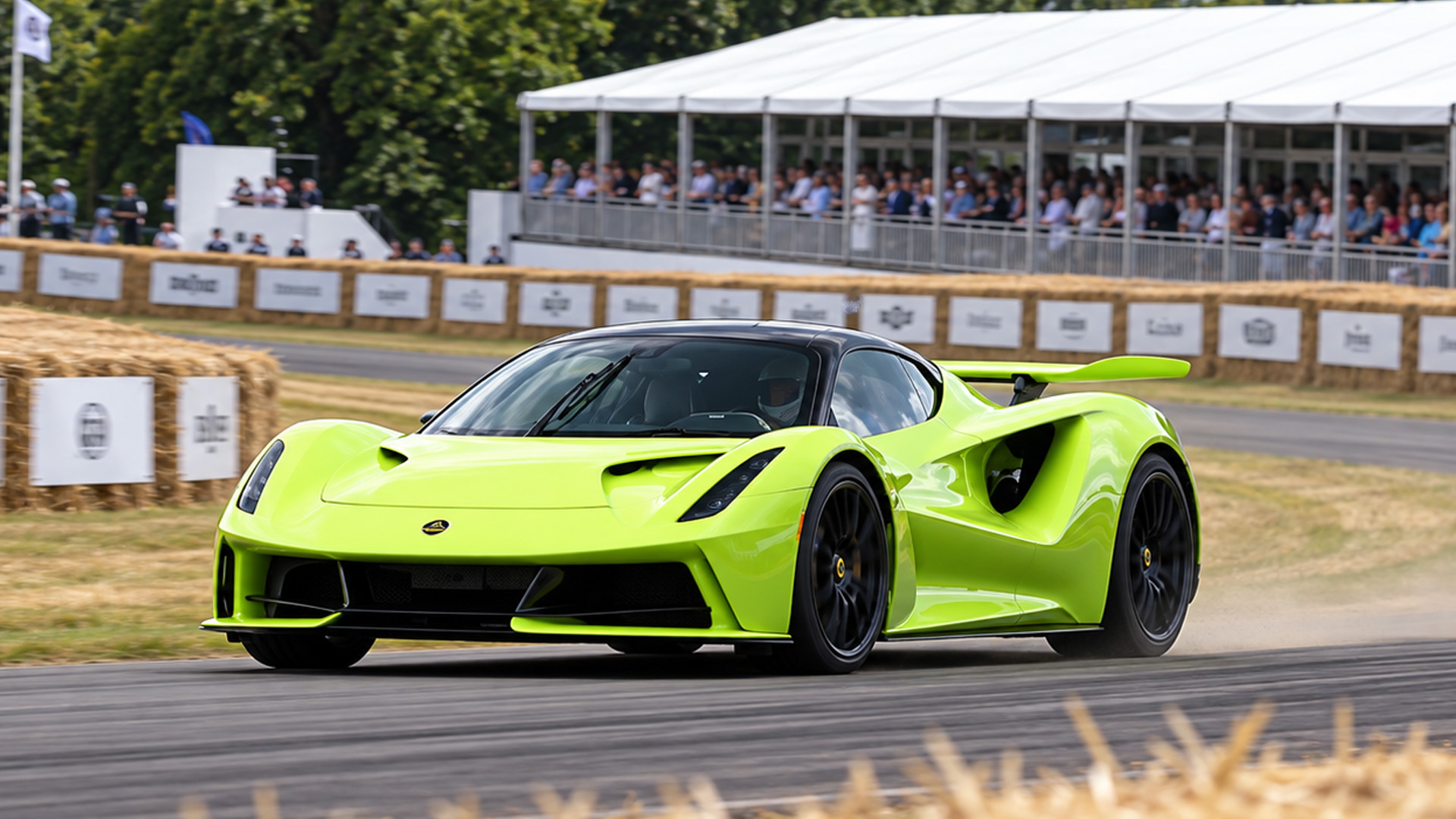 Lotus Evija in action shows its true electric hypercar character