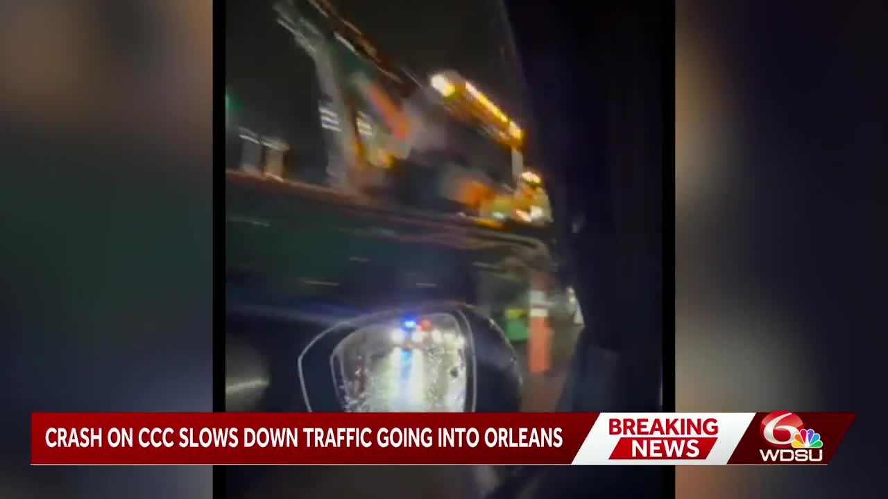 Accident causes major standstill on the Crescent City Connection