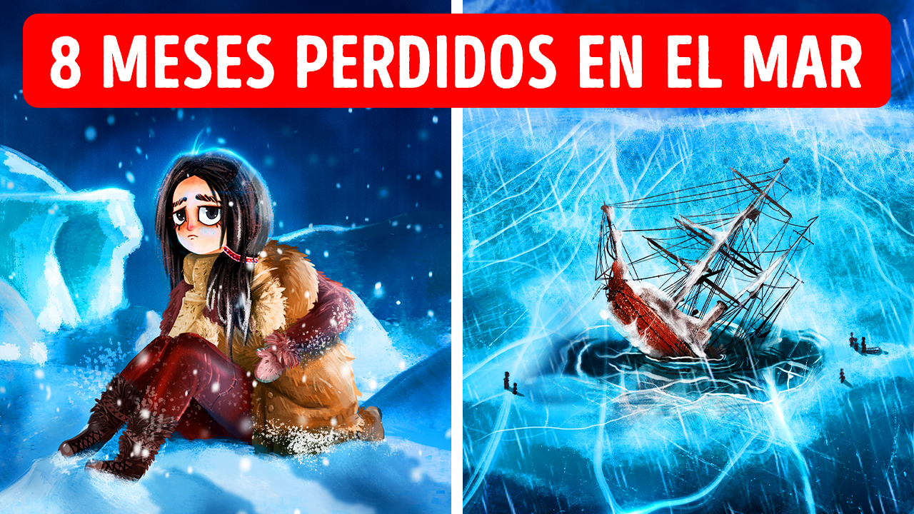 Dos personas naufragaron en medio del hielo, pero hicieron algo ...