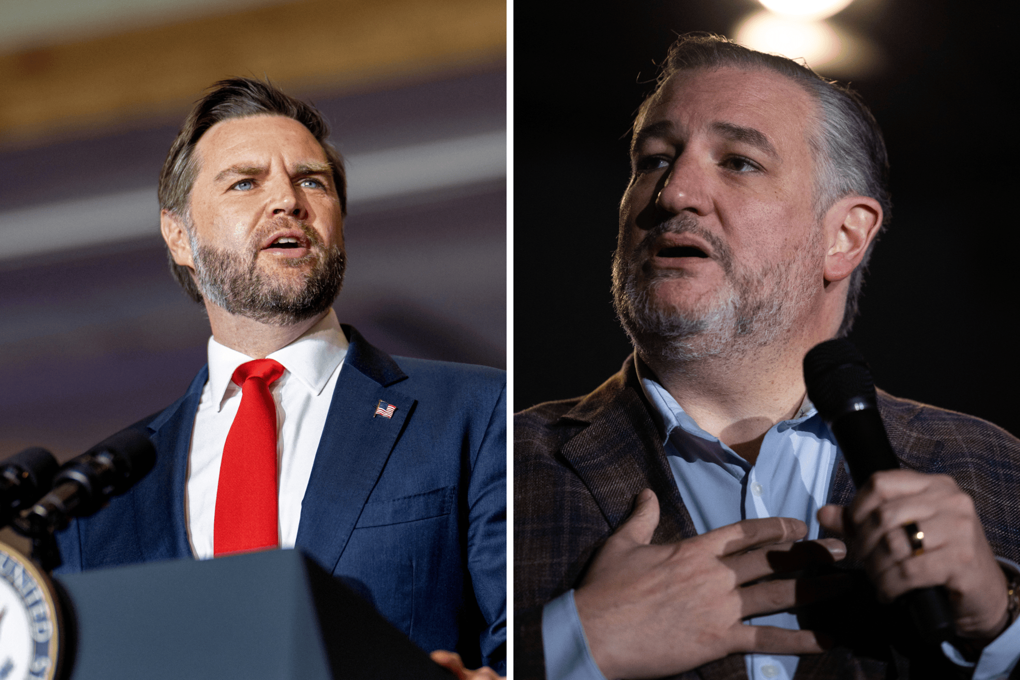 Republican 2028 presidential frontrunners as Cruz slams 'insecure' Vance