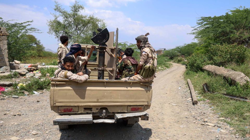 Saudi-backed Yemeni forces attack Houthis near key global trade route