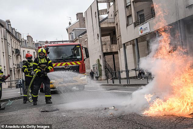 Riot-hit France closes up to 500 schools today amid fears of fresh violence