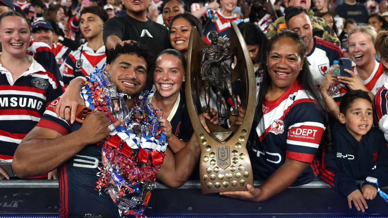 Toia backs himself among NRL's best centres after premiership triumph