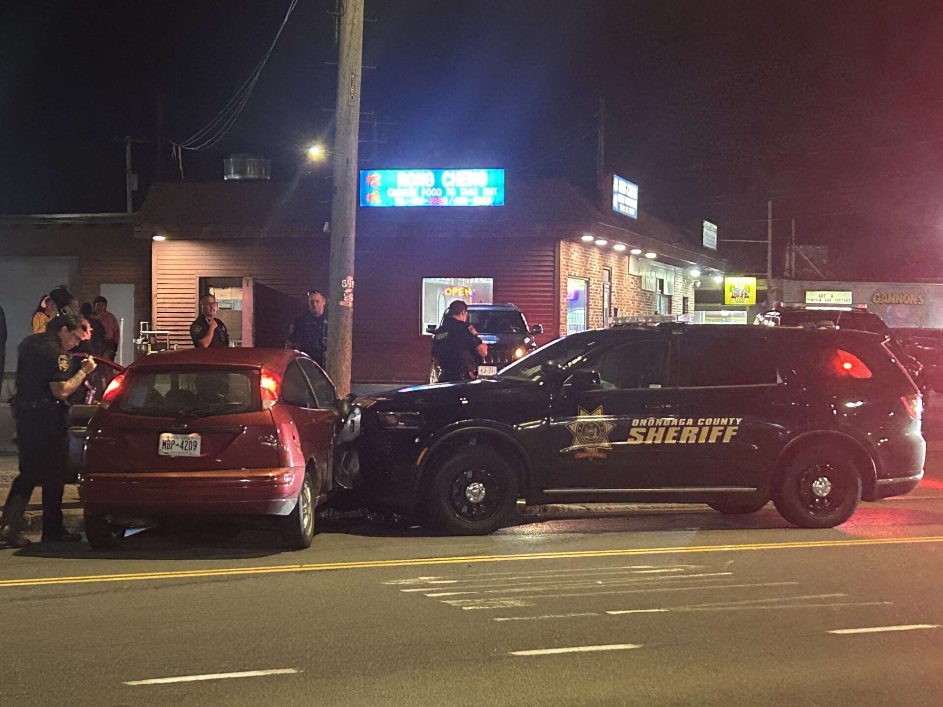 Sheriff’s deputy involved in two-vehicle crash in Syracuse