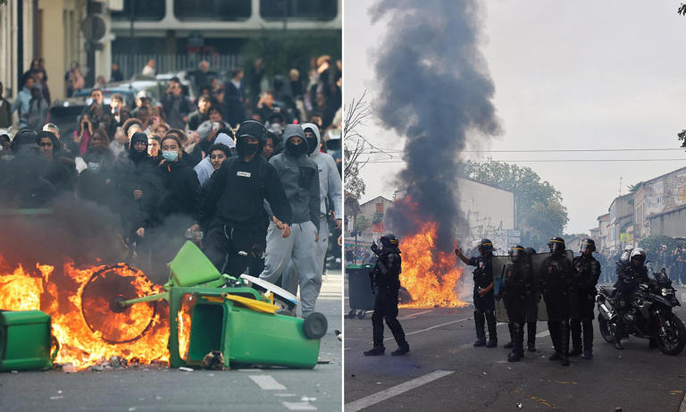 Riot-hit France closes up to 500 schools today amid fears of fresh violence