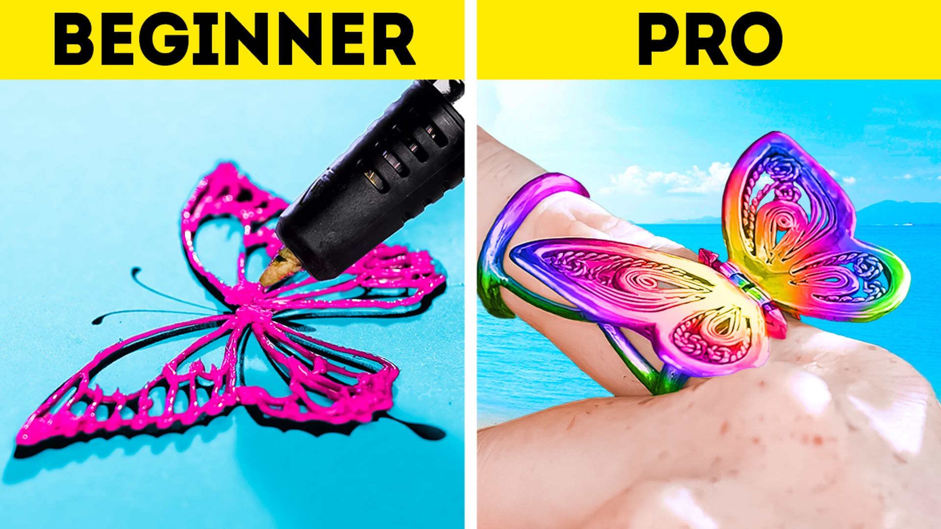 Easy resin, clay, 3D pen and glue gun crafts to color your world