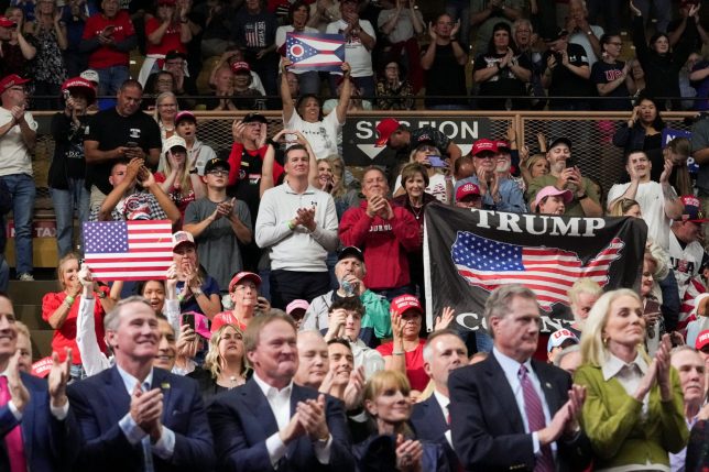 Trump’s chaotic speech with bribes and threats shows he is the ...